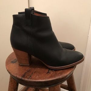 Madewell Billie Ankle Boots, 5.5, Black